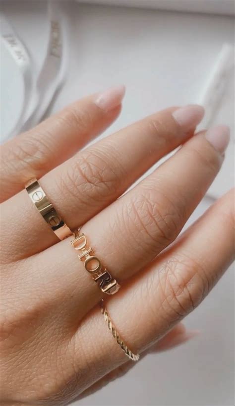 dior ring stack